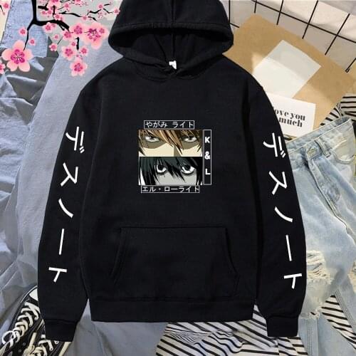 New Death Note Hoodies Woman Sweatshirt Autumn Winter Hoodies