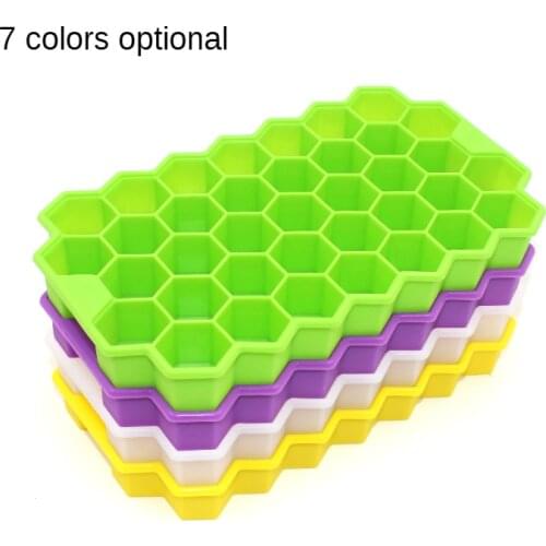 Silicone Ice Mold Honeycomb Ice Cube Tray Universal Silicone Mold Ice Cube Machine Forming Whiskey Cocktail Food Grade Mold