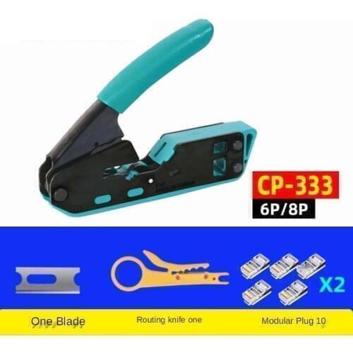 CP-333 Network Cable Pliers 6P/8P Vertical Network Crimping Pliers Six or Seven Types of Network Cable Crimping Pliers