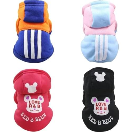 Warm Pet Dog Clothes Winter Dog Clothes For Small Dogs Clothing Chihuahua Puppy Outfit For Fashion Cat Coat Yorkie Hoodie 25S1