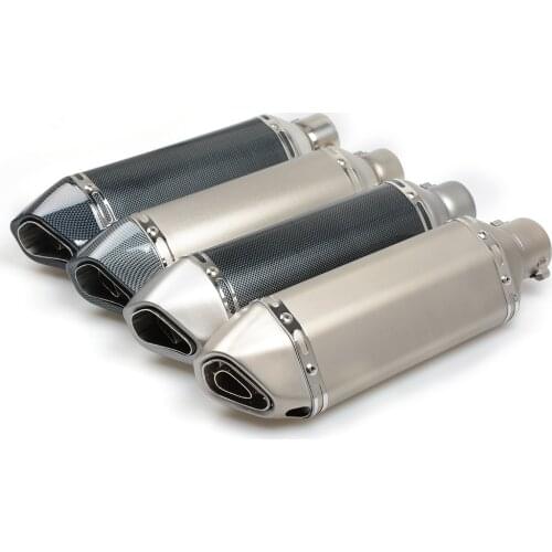 Universal 38- 51MM Motorcycle Exhaust Pipe Modified Muffler Pipe For YAMAHA YZ250 WR450 YZ85 PW80 XT250 XT225 XT600 TW200 WR250X