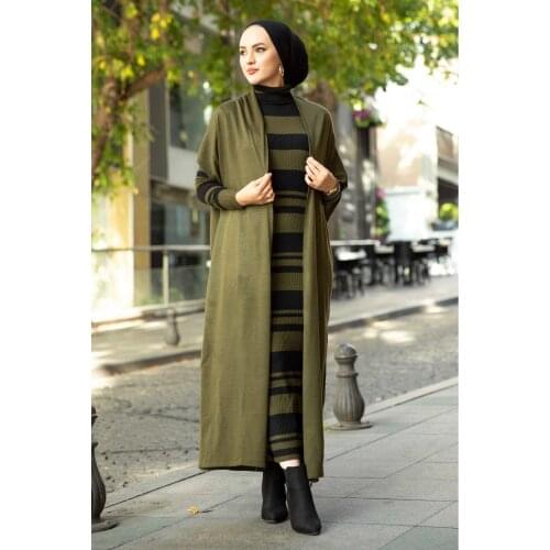 2 Pieces Woman Dress Knitted suit,2 piece women set,thick warm women’s dress,Islamic Clothing,Muslim clothings,Turkey,2020 dress