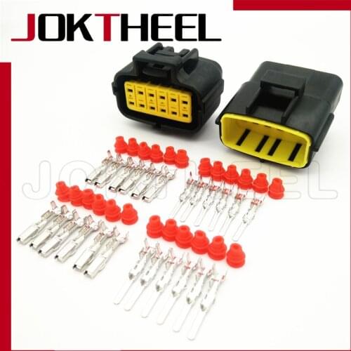 1-20 sets kit 12 Pin way 174663-2 174661-2 male female waterproof electrical oxygen sensor plug Denso auto wire connector
