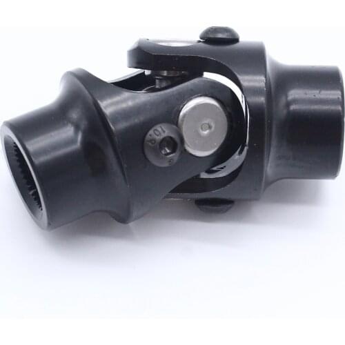 Chrome Single Steering Shaft 3/4"-36 Spline 3/4" DD Working Angle 38° Degree Replace Automotive for Jeep,Car 1Piece