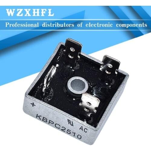 2PCS KBPC2510 25A 1000V Phases Diode Bridge Rectifier