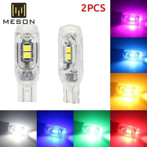 2PCS T10 W5W Led Canbus 501 194 2835SMD Signal Lamp Clearance Light Daytime Running Reading Interior Iicense Plate No Polarity