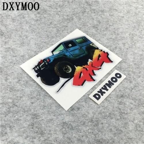 Car Styling 150*120mm Cartoon SUV Car 4X4 Car Sticker Decals Auto Tail Window Car Body Sticker