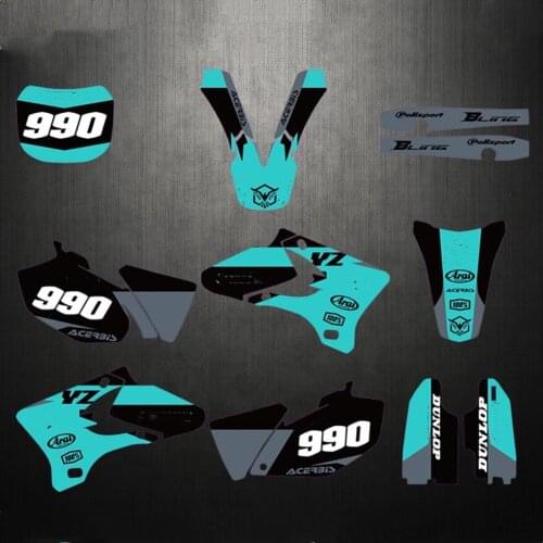Free custom Motocross 3M Graphics DECALS STICKERS kits For YAMAHA YZF 450 YZ450F 2003 2004 2005 YZF250 YZ250F For YAMAHA 250 YZF