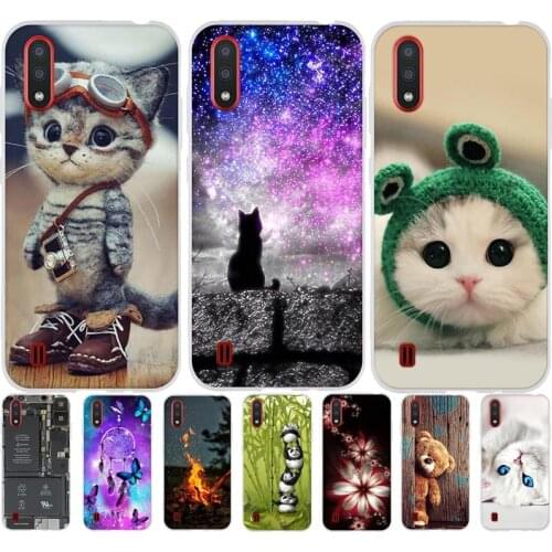 B Case For Samsung M01 Case Phone Cover Silicone Soft TPU Back Cover for Samsung Galaxy M01 Case M 01 Fundas Coque Bumper