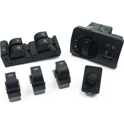 For Audi A6 C5 RS6 S6 Allroad 1998 - 2004 Side Mirror Window Headlight Switch 4B0 959 851 4B0 959 855 4B1 959 565A 4B1 941 531F