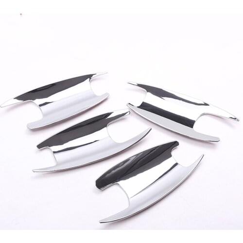 4pcs Chrome Door Handle Bowl Trim For Mercedes Benz GLC C E Class W205 W213 Car Accessory