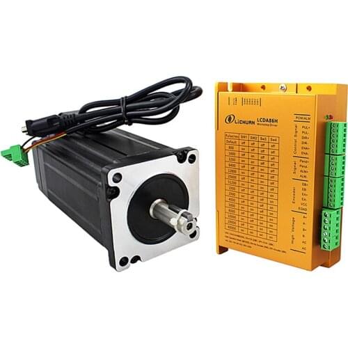 CNC Closed Loop Servo Stepper Motor Driver Kit with Encoder LCDA86H and 86mm Moter for DIY CNC Machine