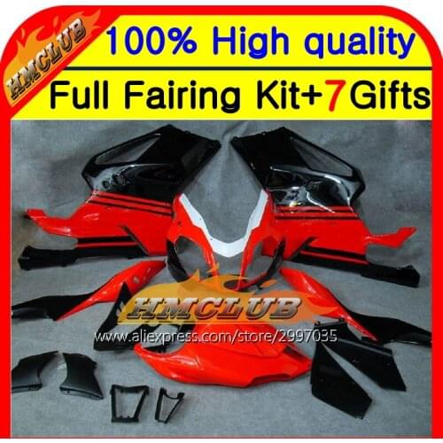 Body For Aprilia RSV1000R 03 04 05 06 RSV1000 R Red black 5HM38 RSV 1000R Glossy red blk 1000 R 03-06 2004 2005 2006 Fairing