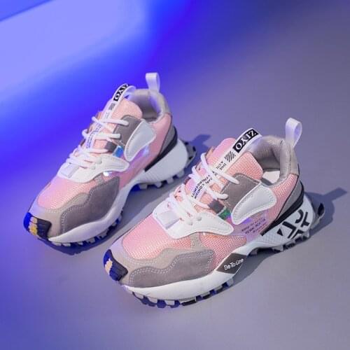 Woman Vulcanized Shoes Summer Womens Chunky Sneakers 2021 Breathable Women Shoes Thick Sole Height Increasing Casual Sneakers