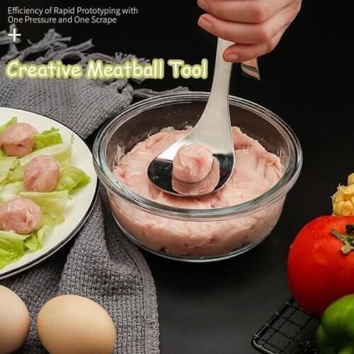 Meatball Maker Spoon Stainless Steel Non-Stick Creative Meatball Maker Cooking Tools Kitchen Gadgets And Accessories