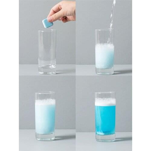 Powerful Laundry Washer Foaming Blocks Effervescent Soap Tablets Washer Machine Cleaning Detergent Cleaning Tab Washing Machine