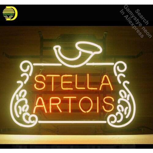 Neon Sign for Stell Artoi Neon Tube Sign commercial Light handcraft Lamps Store Displays neon light sign real glass tube