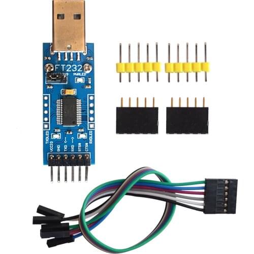 1PC New Arrival Details about FT232 USB UART Board (Type A) FT232R FT232RL to RS232 TTL Serial Module Kit