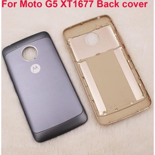 Original Back Battery Cover For Motorola Moto G5 XT1685 1672 XT1670 XT1671 XT1676 XT1675 Metal+PC Rear Door Housing Case Replace