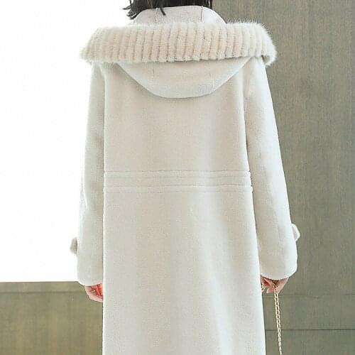 Women Sheep Shearling Winter Real Fur Coat Slim Womens Clothing Abrigos Mujer Invierno 2020 9228 YY707