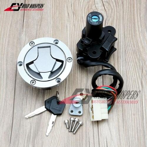 Ignition Switch Fuel Gas Tank Cap Cover Seat Lock Key Set For Kawasaki Ninja 250R EX250 2008-2012 Ninja 300 EX300 2013-2015
