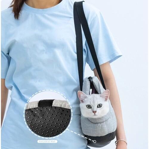Kitten Carrier Bags Portable Pet Cat Backpack Breathable Cat Carrying Bag Case Pet Kitty Carrier Panier Handbag Outdoor Travel