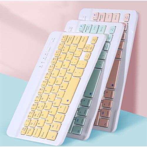 Rechargeable Wireless Bluetooth Keyboard For IPad Android Mobile Phone Tablets Ultra Thin Portable Bluetooth Keyboard With Mouse