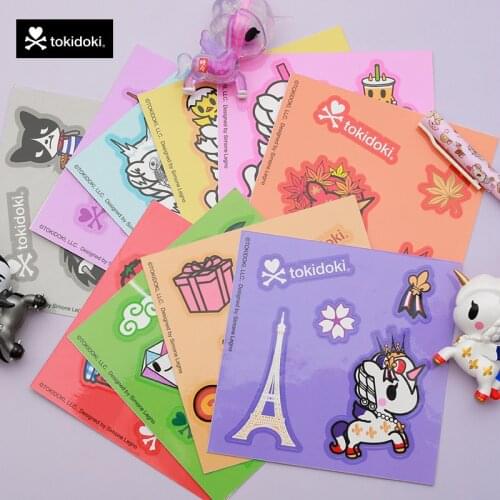 Tokidoki Unicorn Series The Ninth Generation 10 Pieces Stickers Cute Action Figure Girl Gifts