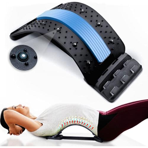 Therapy Magnetic Back Massager Lumbar Cervical Spine Support pain Relief Equipment Fitness Lumbar Support Spine Stretch Orthosi