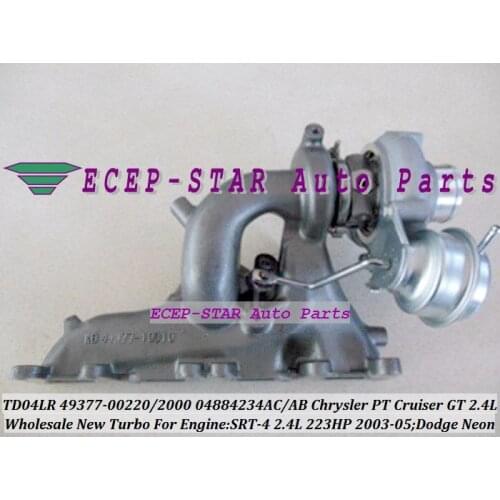 TD04LR 49377-00220 49377-00200 49377-09110 04884234AC AB Turbo For Chrysler PT Cruiser GT For Dodge Neon SRT-4 2003-05 EDV 2.4L