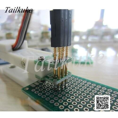 Burning Fixture Debug Download Pogo Pin 2.54mm-3P Double Row STM32 STC Row Pitch 2.54