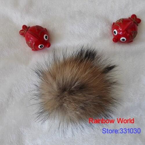 10cm Genuine Fur Brooch for coat corsage Fashion DIY accessories 2 Pieces/lot