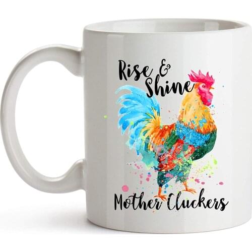 11 Ounces, Chicken Coffee Cup for Women, Crazy Chicken Lady Mug for Chicken Lovers