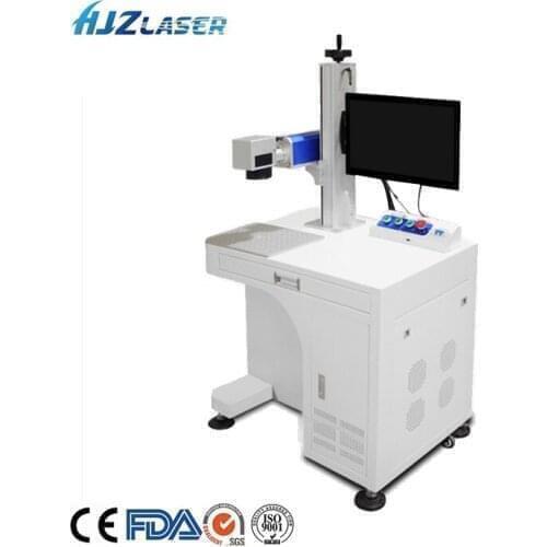 20W Global Use Laser Equipment Fiber Laser Marking Printing Machine With Desktop And Computer