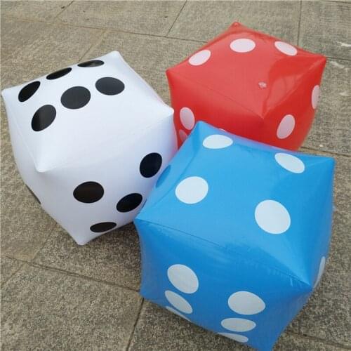 200 PCS Dice Balloon Summer Holiday Swimming Pool Party Supplies Birthday Decoration PVC Inflatable Ballon 30cm