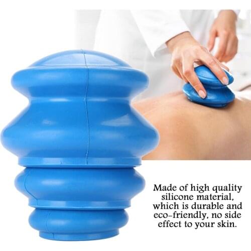 4pcs Silicone Vacuum Cups Chinese Therapy Sets Medical Cupping Cupping Slimming Acupuncture Massage Product Pain Relief Healthy