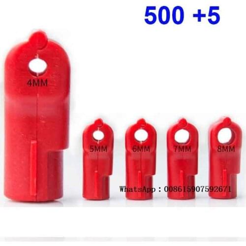 500 EAS Hook display stop lock security locking hook retail store display Anti-lost antitheft plastic lock catch with magnet key