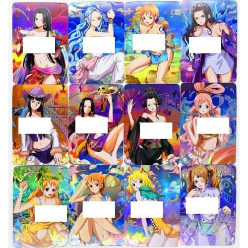 55pcs/set ONE PIECE ACG Sexy Nami Shirahoshi Nico Robin Toys Hobbies Hobby Collectibles Game Collection Anime Cards