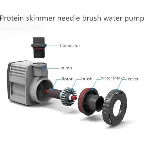 BUBBLE MAGUS Needle brush rotor SP 600 1000 2000 SP 4000 curve 5 7 9 Protein Skimmer separator pin brush pump rotor parts