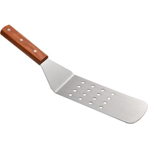 Wooden Pizza Paddle Scraper Draining Spatula Kitchen Stainless Steel Pastry Tools Baking Tool