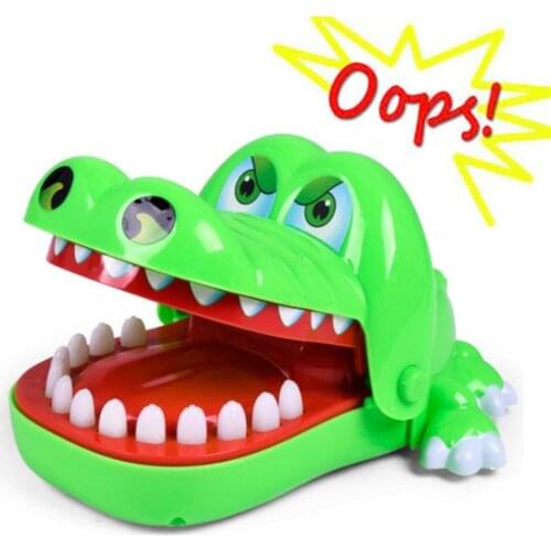 Childrens Crocodile Toy - Dinosaur Dentist Biting Finger Game Funny Toys Kids Cartoon Family Funny Game Prank Games