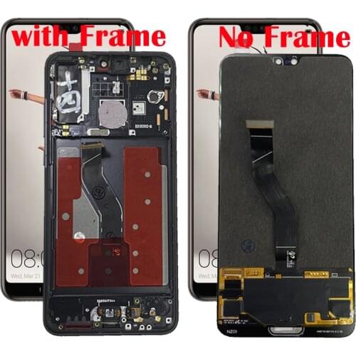 For Huawei P20 Pro LCD Display +Touch Screen Digitizer Assembly + Frame Free Shipping