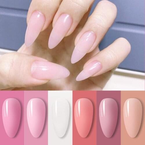 6 Colors Soak Off UV Gel Nail Polish Varnish Double-end File Brush Manicure Kit nail art decorations гель лак