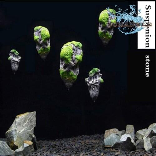 Simulation Floating Stone Water Family Landscape Decoration Artificial Pumice Water Grass Landscape Stone Suspension Pumice