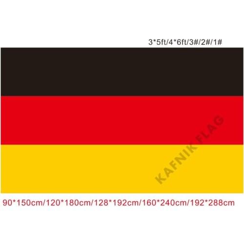 KAFNIK,free shipping 90x150cm/128*192cm/160*240cm/192*288cm big flags Germany Flag for Indoor Outdoor Decorative