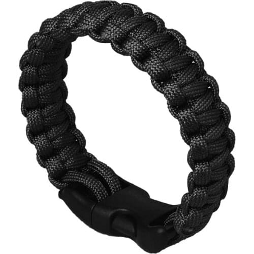 KIT Military Emergency Survival Bracelet Men Women Unisex Rope Charm Bracelets B99