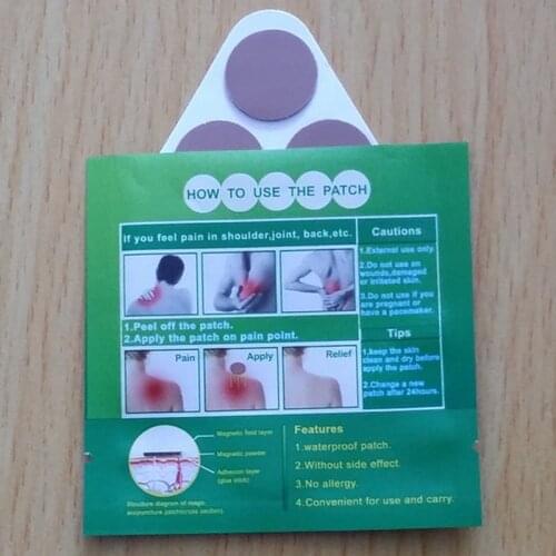 Magnetic joint pain relief acupuncture patches