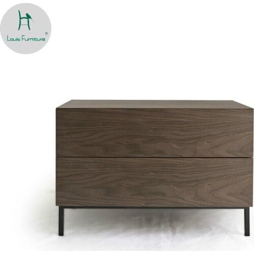 Louis Fashion Nightstands Nordic Minimalist Modern Bedside Cabinet European Mini Storage Bag Customizable