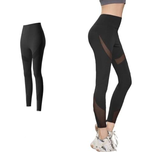 New Style Yoga Pants Women Lift Hip Tight Pants Stretch High Waist Work Out Trouers Running Fitness Sports Leggings Mujer