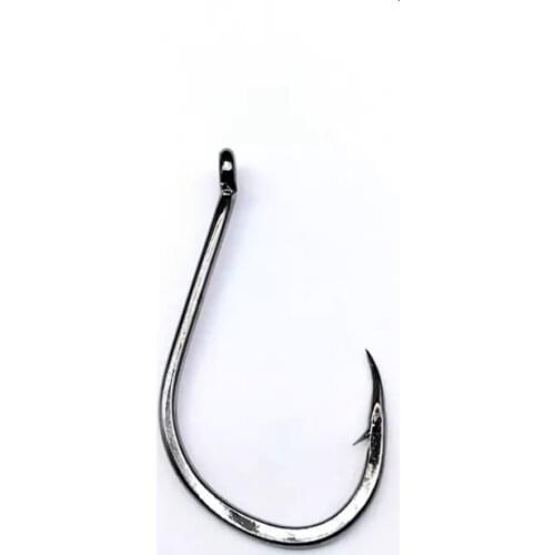 Wholesale Bulk Fishing Tackle Hooks Single Circle High Carbon Steel Fishhooks Eyed Carp Fishing Accessories Pesca Jighead Barb